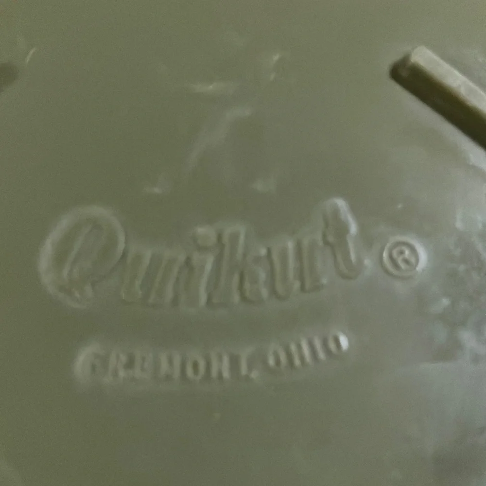 Vintage Hot/Cold Pitcher White and Green with Wheat‎ Design